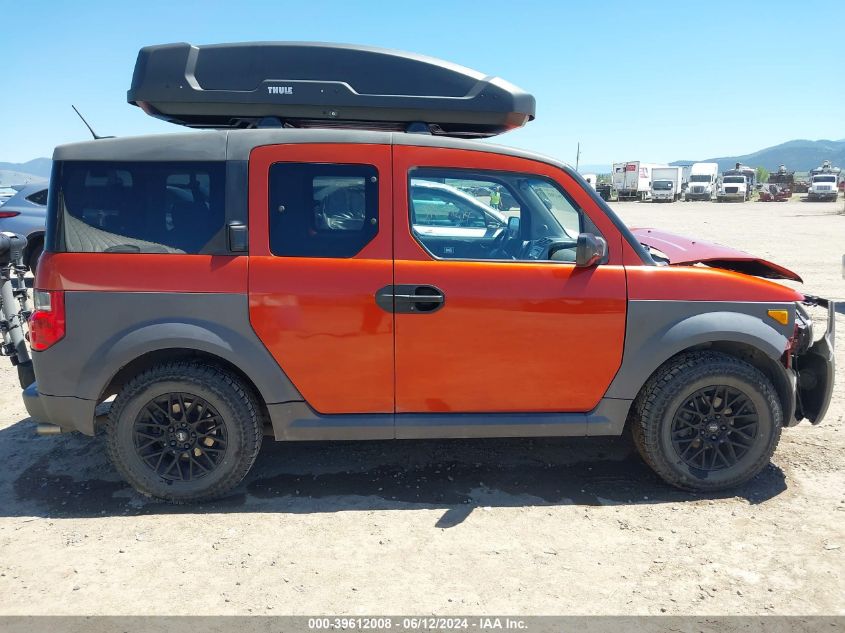 2005 Honda Element Ex VIN: 5J6YH276X5L021505 Lot: 39612008