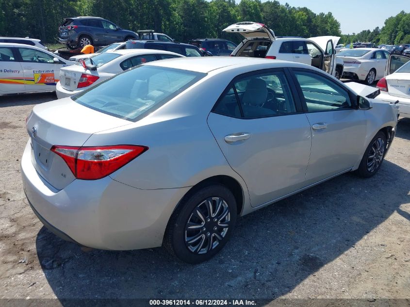 2015 Toyota Corolla Le VIN: 2T1BURHE0FC440770 Lot: 39612014