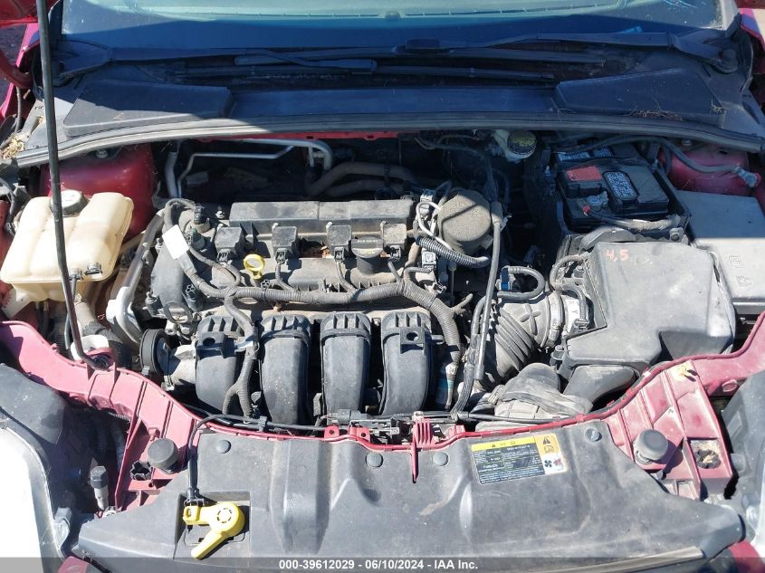 2012 Ford Focus Se VIN: 1FAHP3K21CL300492 Lot: 39612029