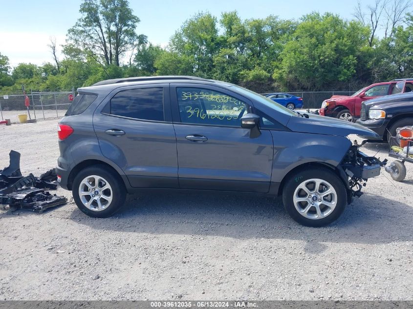 2021 Ford Ecosport Se VIN: MAJ3S2GE6MC438472 Lot: 39612035