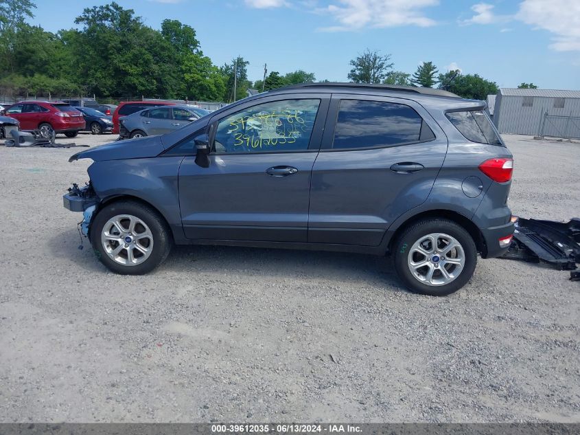 2021 Ford Ecosport Se VIN: MAJ3S2GE6MC438472 Lot: 39612035