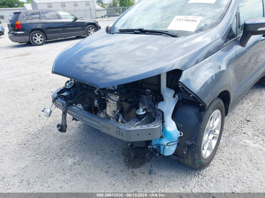 2021 Ford Ecosport Se VIN: MAJ3S2GE6MC438472 Lot: 39612035