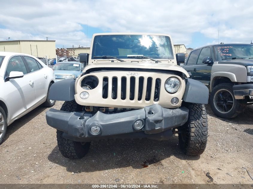 2016 Jeep Wrangler Unlimited Sport VIN: 1C4BJWDG8GL271364 Lot: 39612046