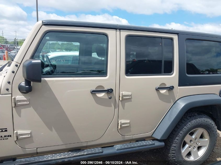 2016 Jeep Wrangler Unlimited Sport VIN: 1C4BJWDG8GL271364 Lot: 39612046