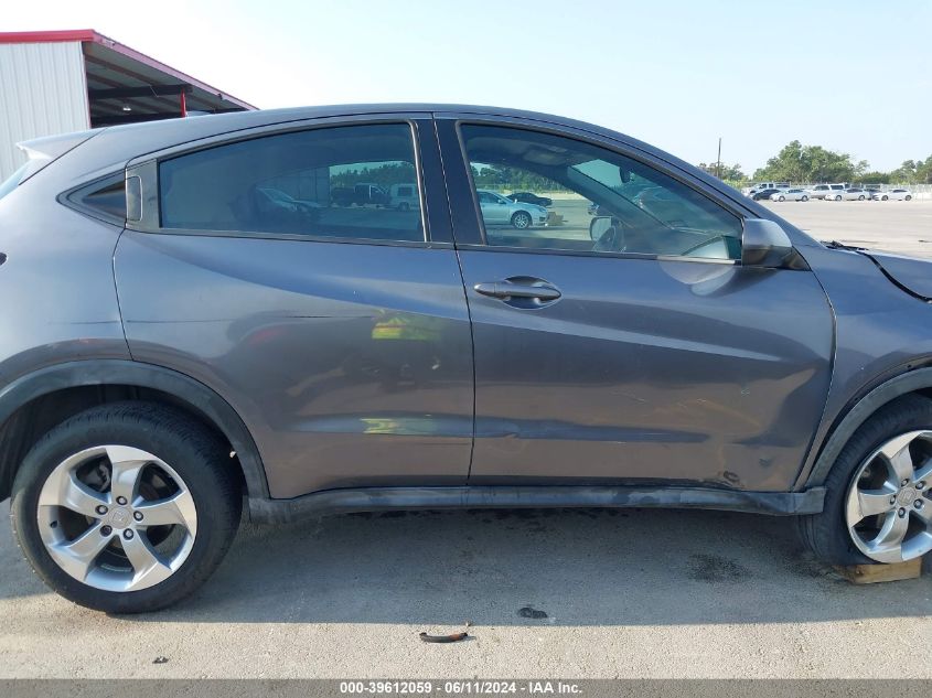 2017 Honda Hr-V Lx VIN: 3CZRU5H36HM713141 Lot: 39612059