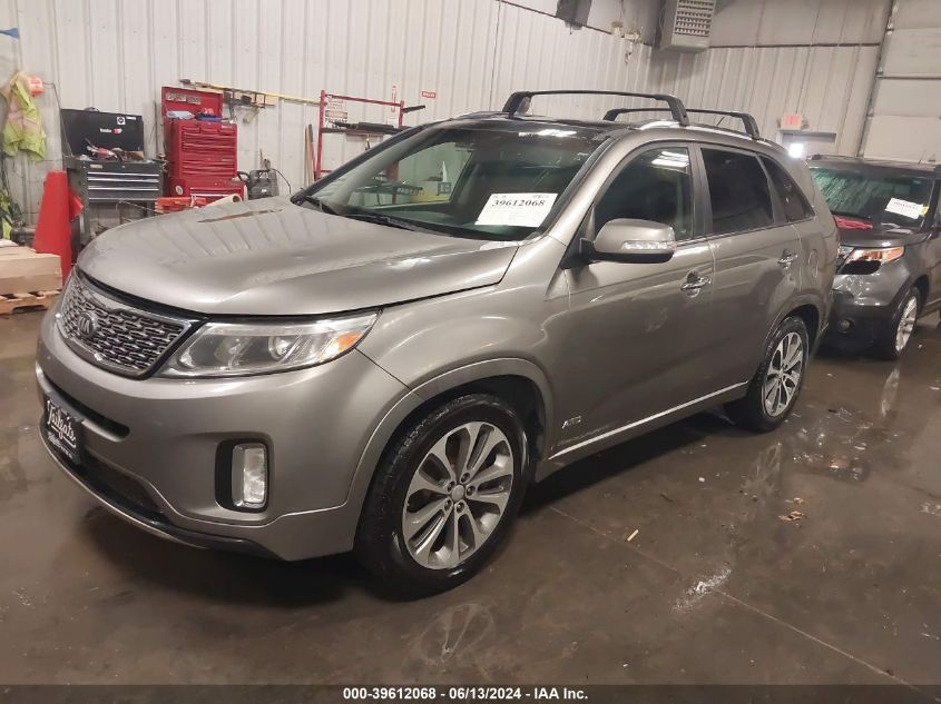 2014 Kia Sorento Sx V6 VIN: 5XYKWDA78EG543253 Lot: 39612068