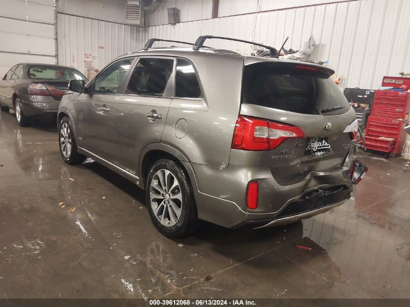 2014 Kia Sorento Sx V6 VIN: 5XYKWDA78EG543253 Lot: 39612068