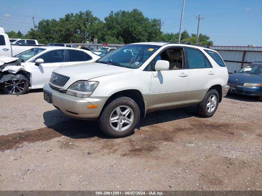 2000 Lexus Rx 300 VIN: JT6GF10U9Y0063249 Lot: 39612081