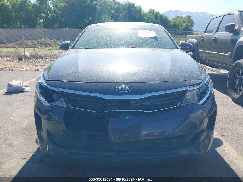 2017 Kia Optima Hybrid VIN: KNAGT4LE8H5013529 Lot: 39612091