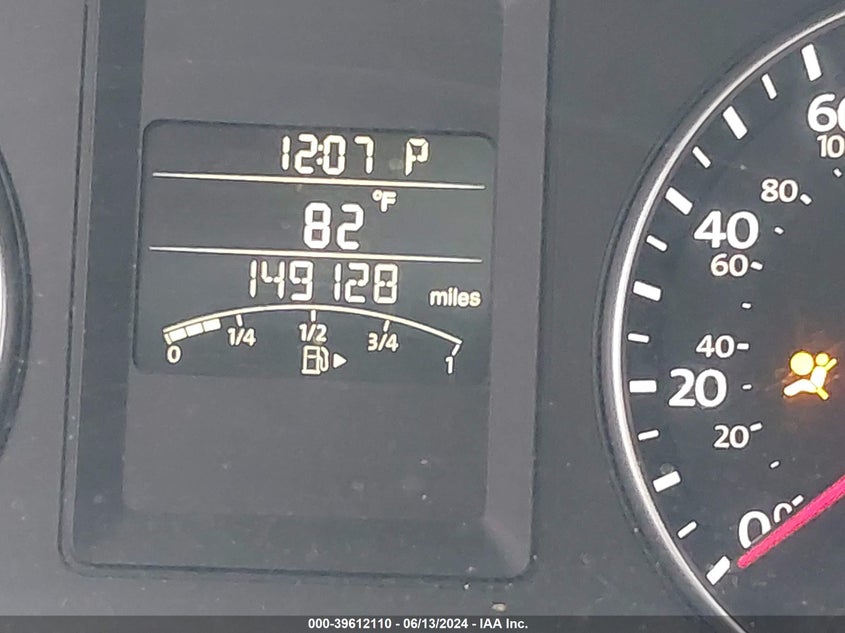 2012 Volkswagen Jetta 2.0L Tdi VIN: 3VWLL7AJ6CM405296 Lot: 39612110