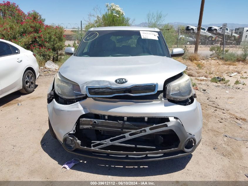 2015 Kia Soul + VIN: KNDJP3A54F7768317 Lot: 39612112