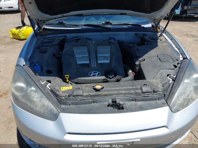 2007 Hyundai Tiburon Gt/Gt Limited/Se VIN: KMHHN66F77U262521 Lot: 39612115