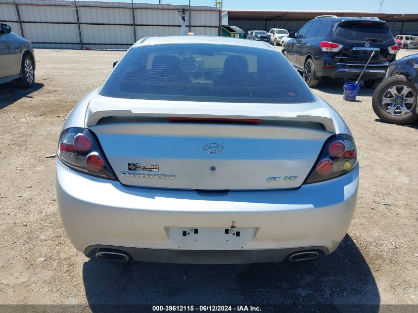 2007 Hyundai Tiburon Gt/Gt Limited/Se VIN: KMHHN66F77U262521 Lot: 39612115