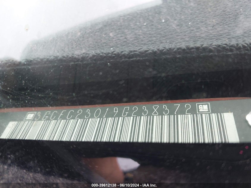 2009 Chevrolet Silverado 1500 Lt VIN: 3GCEC23019G238372 Lot: 39612138