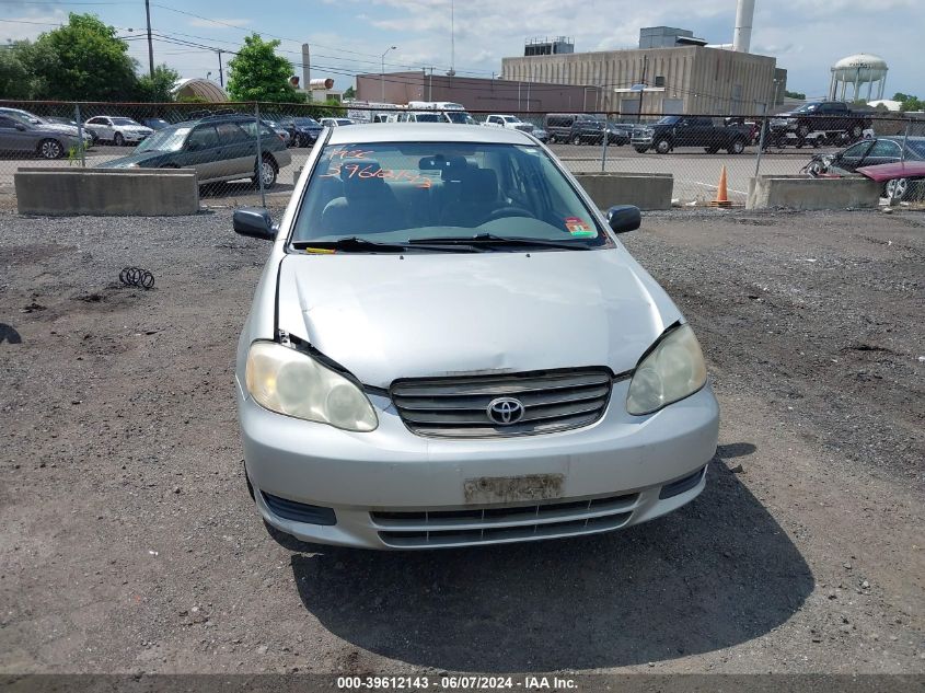 2003 Toyota Corolla Ce VIN: 2T1BR32E53C101943 Lot: 39612143