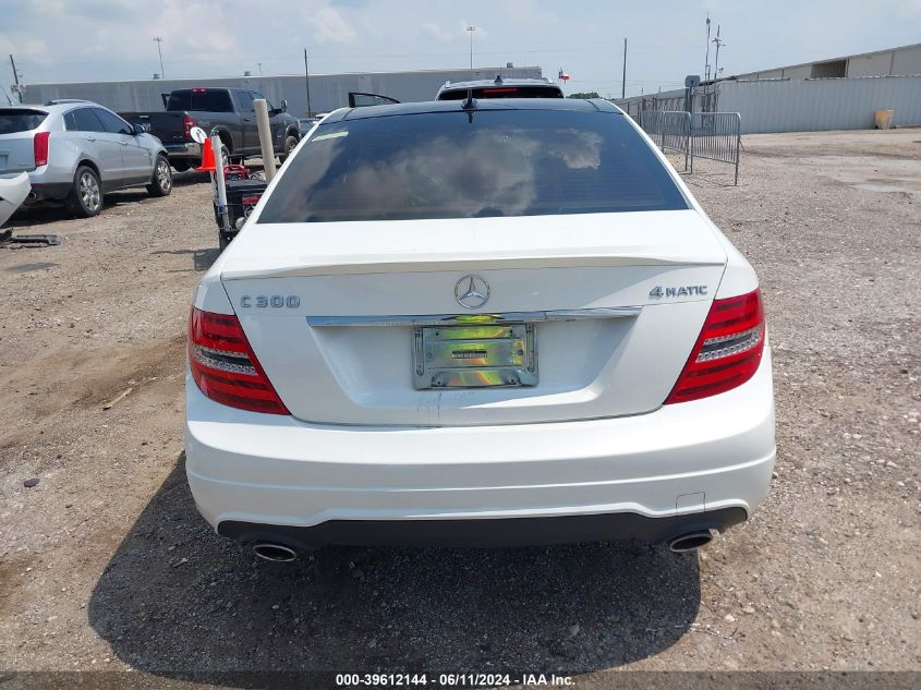 2013 Mercedes-Benz C 300 Luxury 4Matic/Sport 4Matic VIN: WDDGF8AB1DR253346 Lot: 40080668