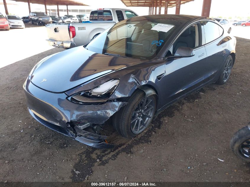 2023 Tesla Model 3 Rear-Wheel Drive VIN: 5YJ3E1EA7PF485609 Lot: 39612157