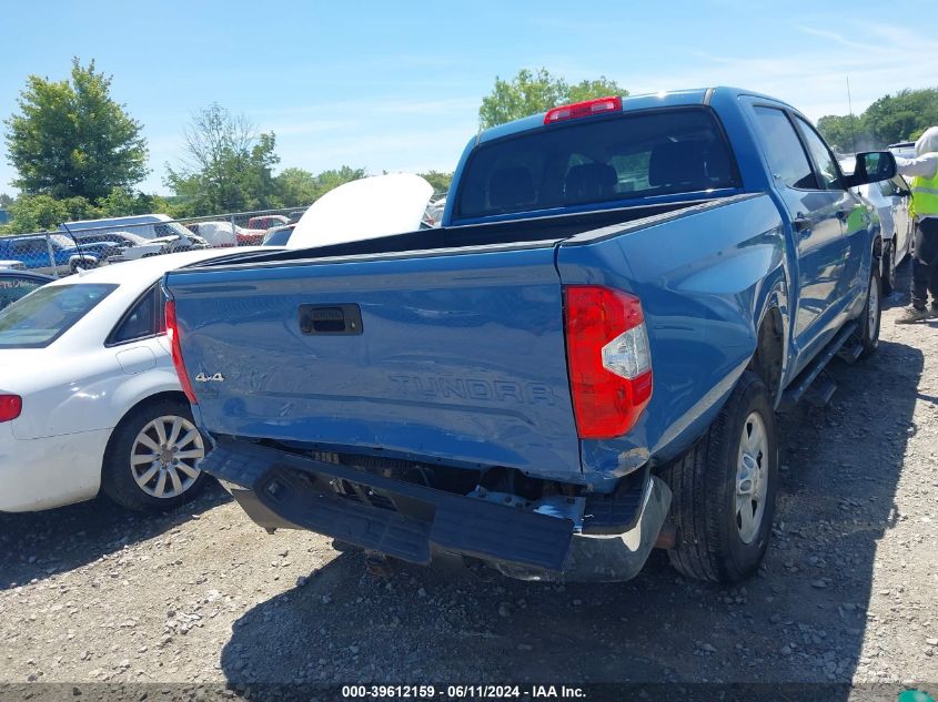 2019 Toyota Tundra Sr5 5.7L V8 VIN: 5TFDW5F12KX831880 Lot: 39612159