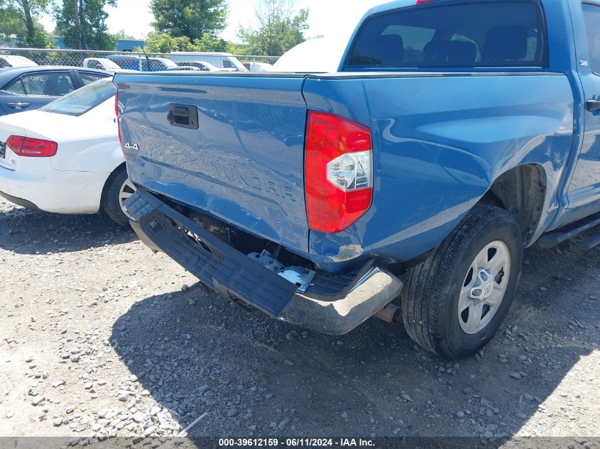 2019 Toyota Tundra Sr5 5.7L V8 VIN: 5TFDW5F12KX831880 Lot: 39612159