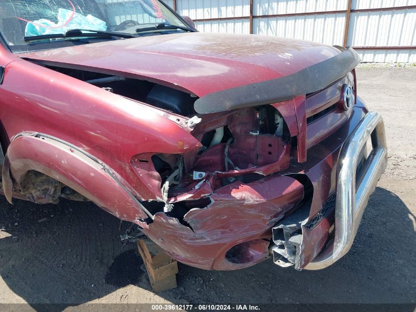 2006 Toyota Tundra Limited V8 VIN: 5TBDT48186S520555 Lot: 39612177