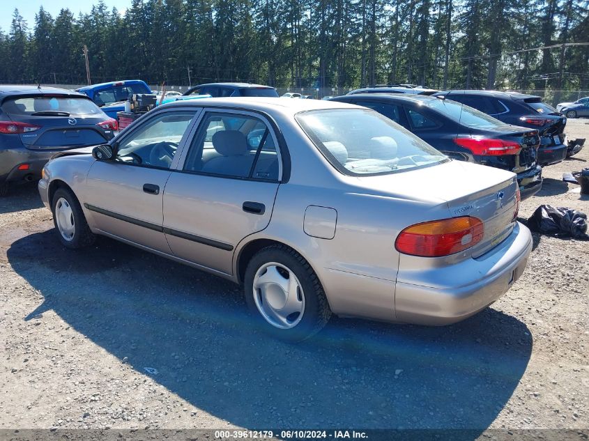 2001 Chevrolet Prizm VIN: 1Y1SK52871Z433472 Lot: 39612179