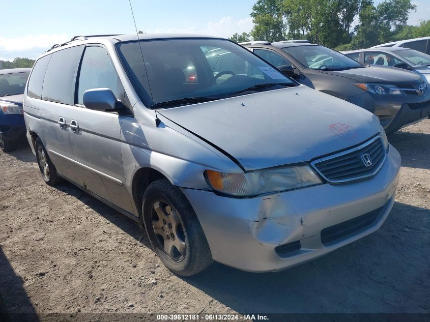 2001 Honda Odyssey Ex VIN: 2HKRL186X1H538528 Lot: 39612181