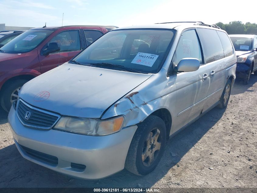 2001 Honda Odyssey Ex VIN: 2HKRL186X1H538528 Lot: 39612181