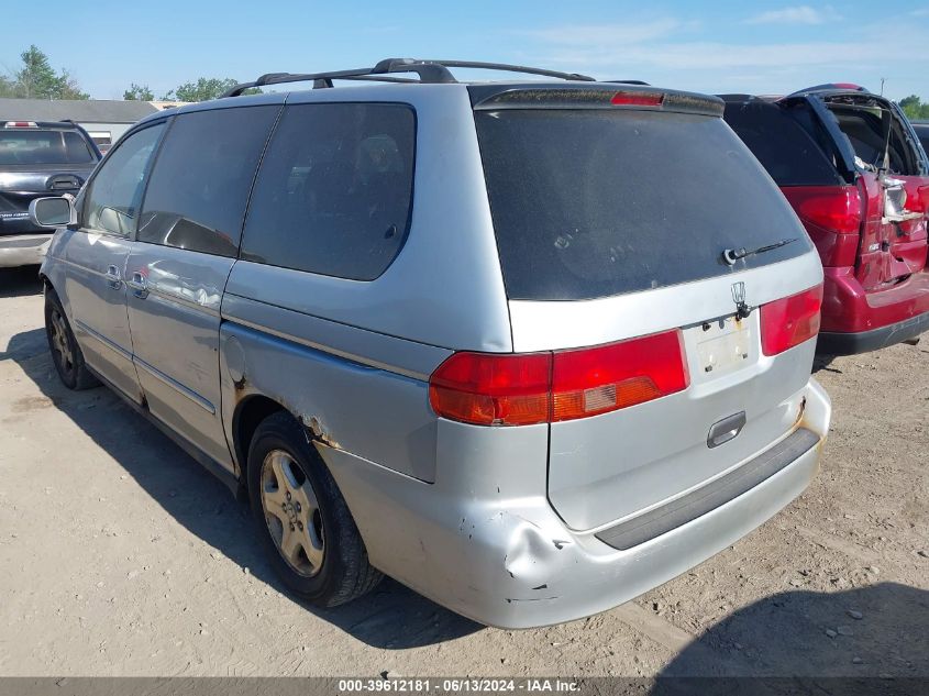 2001 Honda Odyssey Ex VIN: 2HKRL186X1H538528 Lot: 39612181