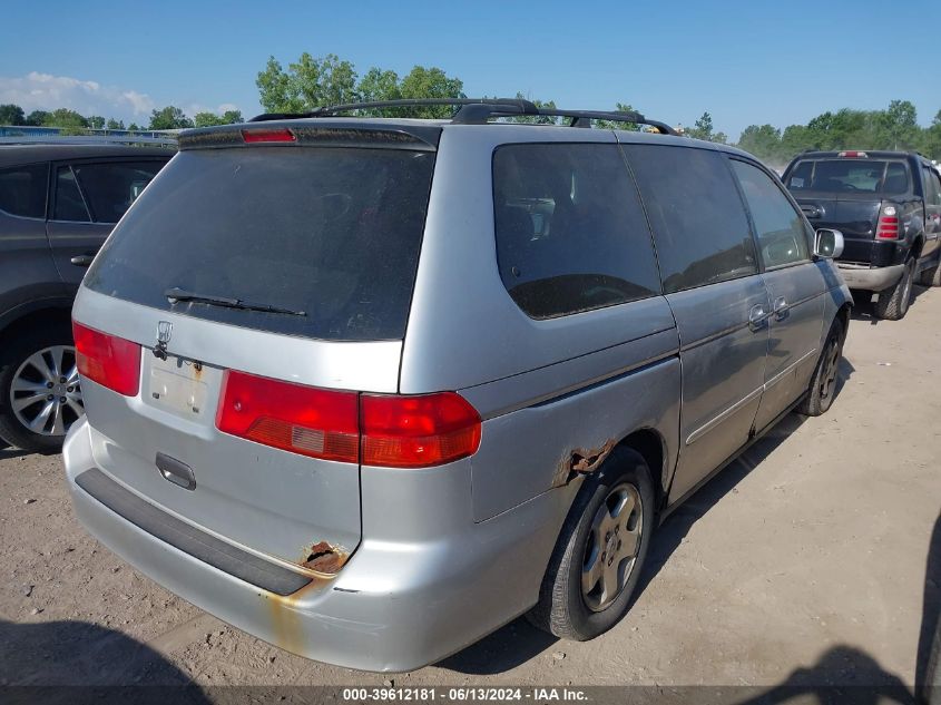 2001 Honda Odyssey Ex VIN: 2HKRL186X1H538528 Lot: 39612181