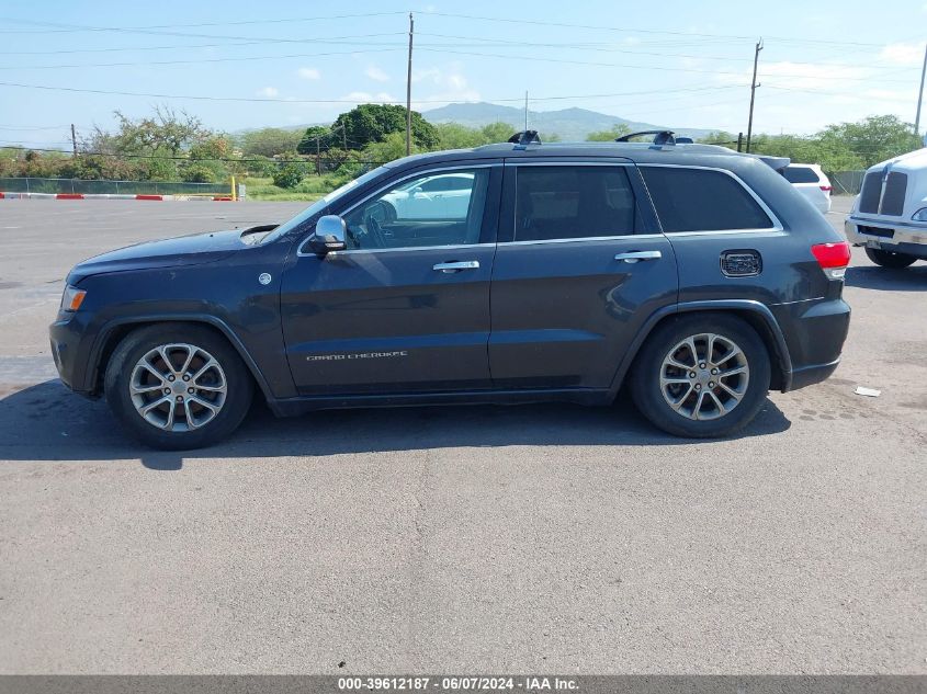 2014 Jeep Grand Cherokee Overland VIN: 1C4RJFCM9EC452881 Lot: 39612187