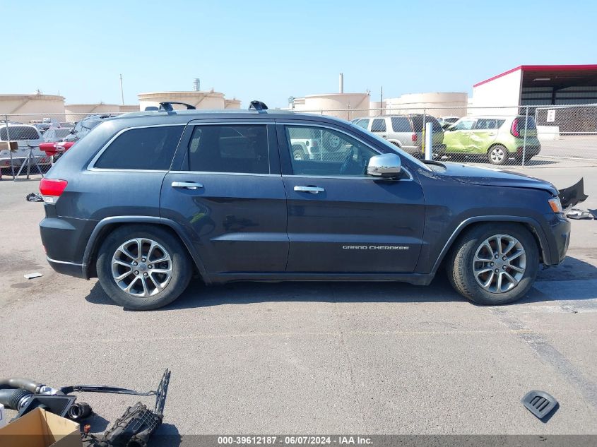 2014 Jeep Grand Cherokee Overland VIN: 1C4RJFCM9EC452881 Lot: 39612187