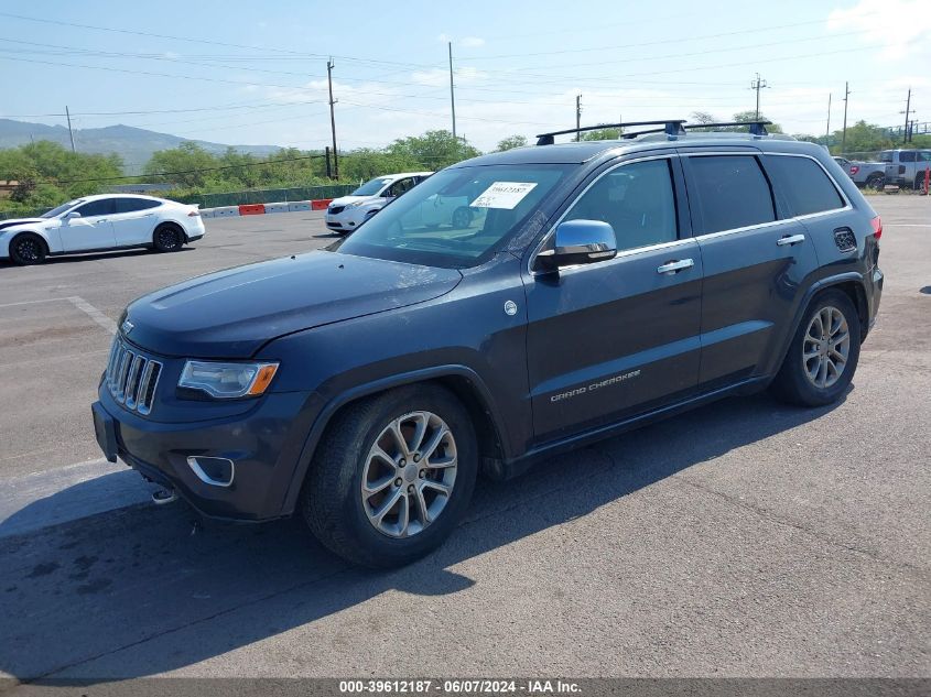 2014 Jeep Grand Cherokee Overland VIN: 1C4RJFCM9EC452881 Lot: 39612187