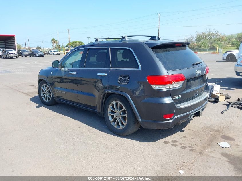 2014 Jeep Grand Cherokee Overland VIN: 1C4RJFCM9EC452881 Lot: 39612187