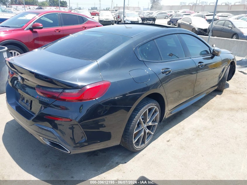 2020 BMW M850I Gtan Coupe xDrive VIN: WBAGV8C05LBP48792 Lot: 39612195