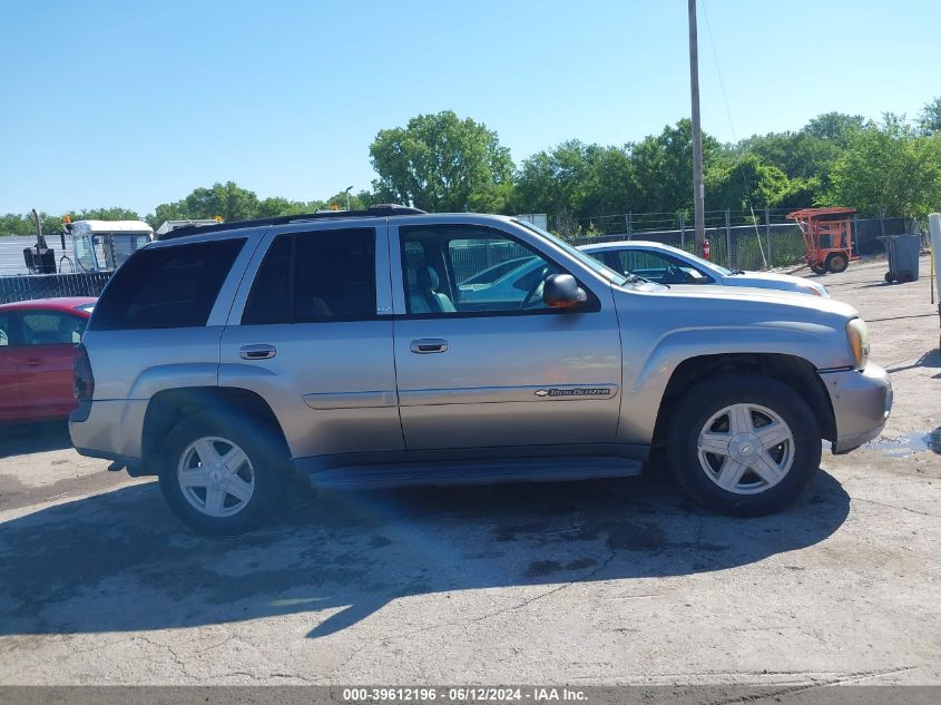 2002 Chevrolet Trailblazer Ltz VIN: 1GNDT13S822276677 Lot: 39612196
