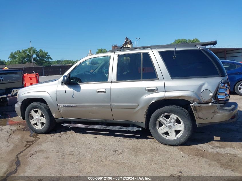 2002 Chevrolet Trailblazer Ltz VIN: 1GNDT13S822276677 Lot: 39612196