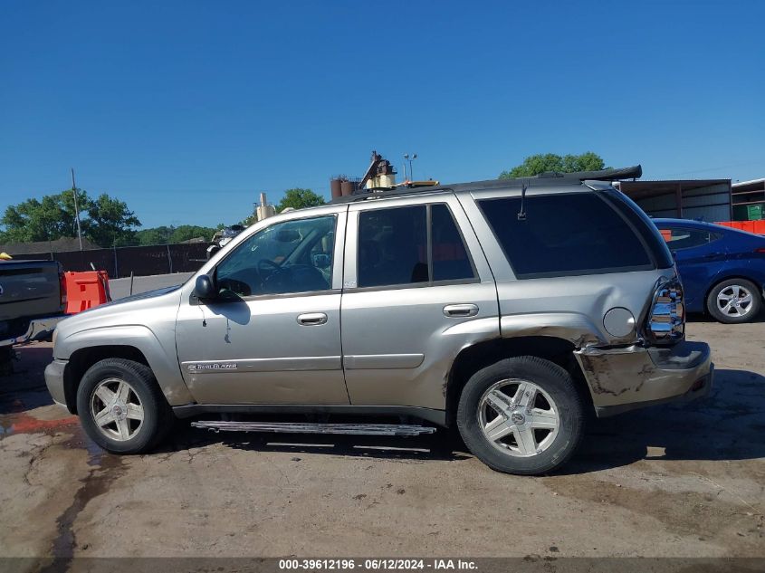 2002 Chevrolet Trailblazer Ltz VIN: 1GNDT13S822276677 Lot: 39612196