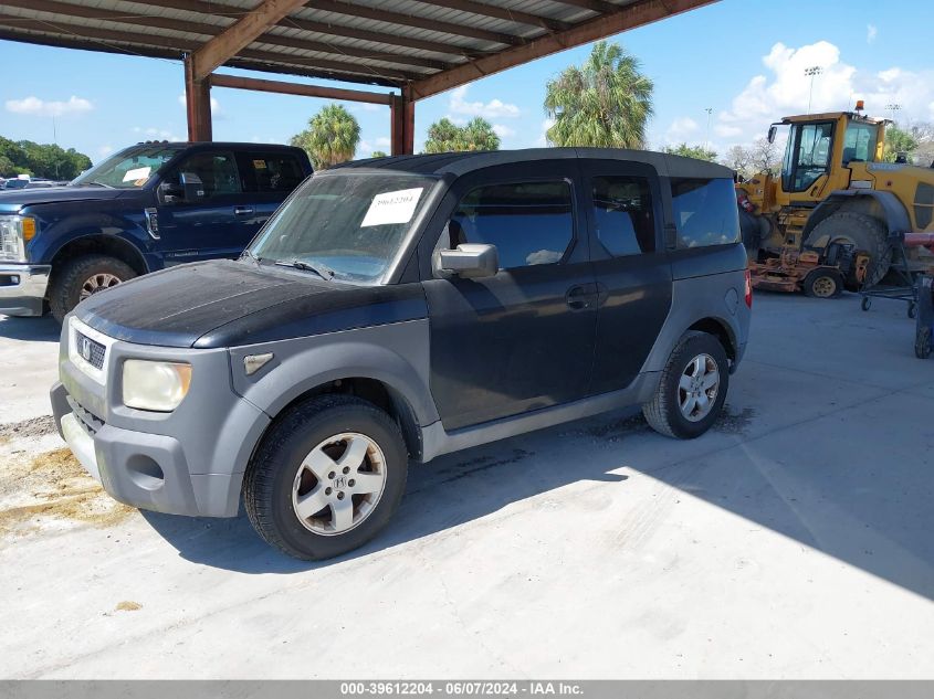 2003 Honda Element Ex VIN: 5J6YH18513L007831 Lot: 39612204