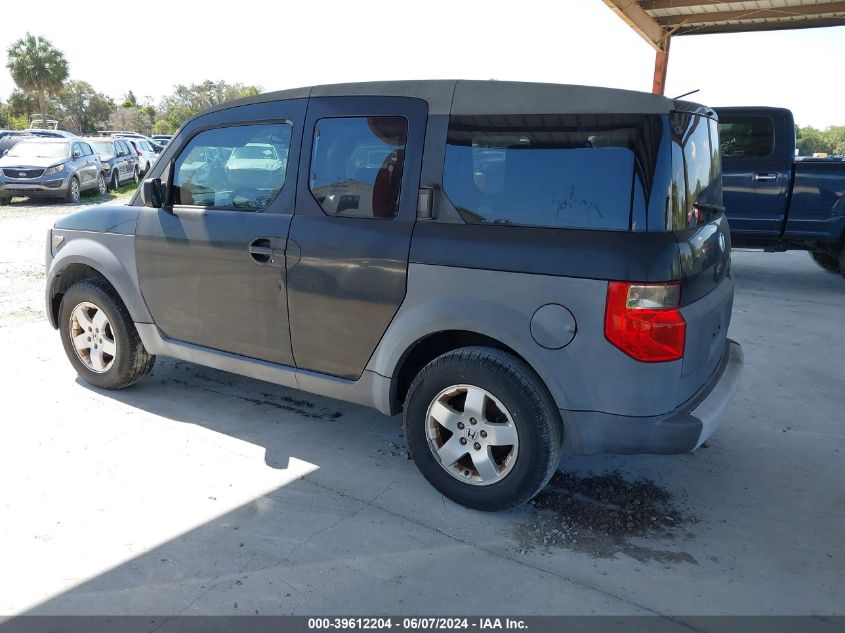 2003 Honda Element Ex VIN: 5J6YH18513L007831 Lot: 39612204