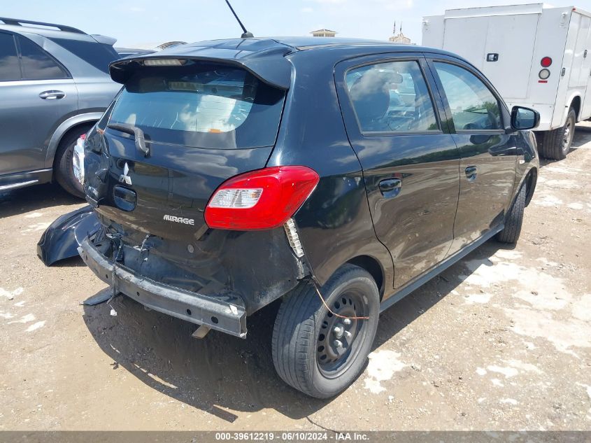 2018 Mitsubishi Mirage Es VIN: ML32A3HJ1JH013558 Lot: 39612219