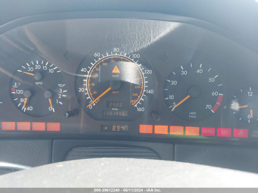 1995 Mercedes-Benz S 600 VIN: WDBGA57E2SA257070 Lot: 39612240