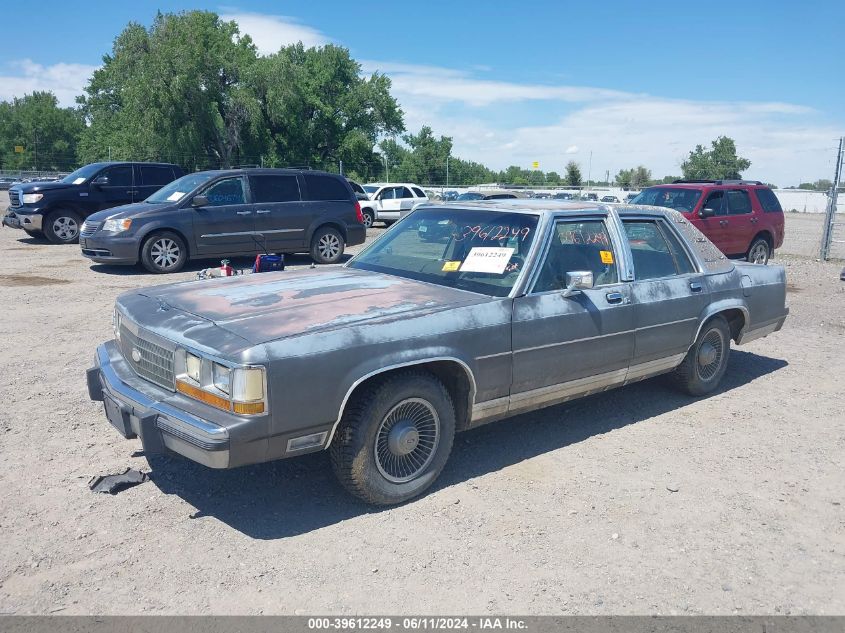 1989 Ford Crown Victoria Lx VIN: 2FABP74F4KX196885 Lot: 39612249