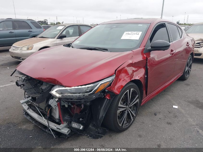 2023 Nissan Sentra Sr Xtronic Cvt VIN: 3N1AB8DV4PY242344 Lot: 39612254