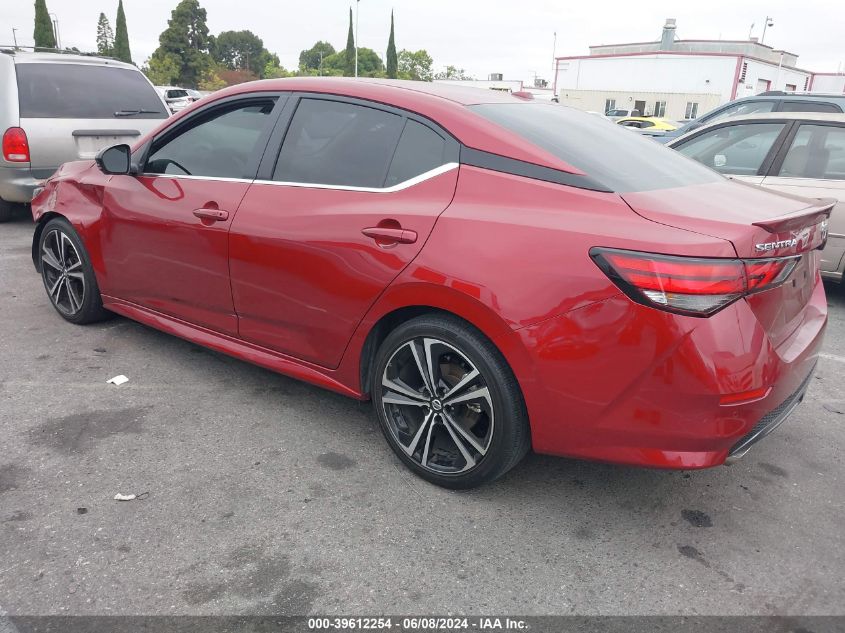 2023 Nissan Sentra Sr Xtronic Cvt VIN: 3N1AB8DV4PY242344 Lot: 39612254