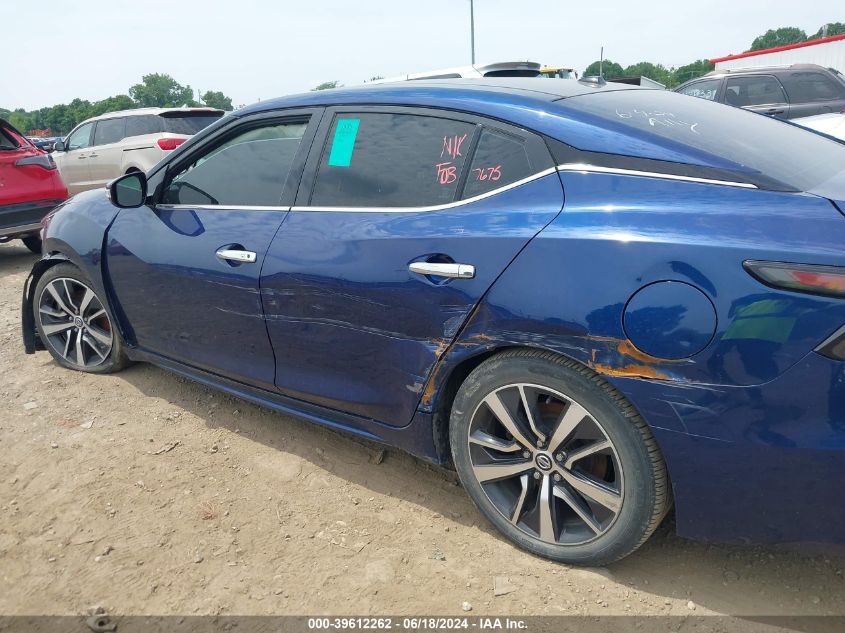 2020 Nissan Maxima Sl Xtronic Cvt VIN: 1N4AA6DV8LC372379 Lot: 39612262