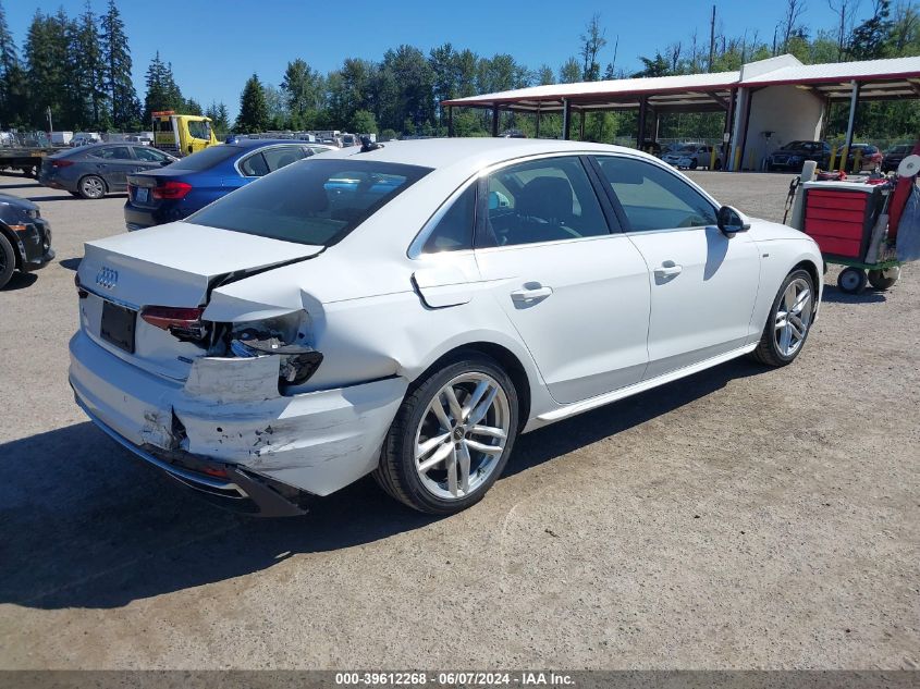 2023 Audi A4 Premium Plus 45 VIN: WAUEAAF40PA031771 Lot: 39612268