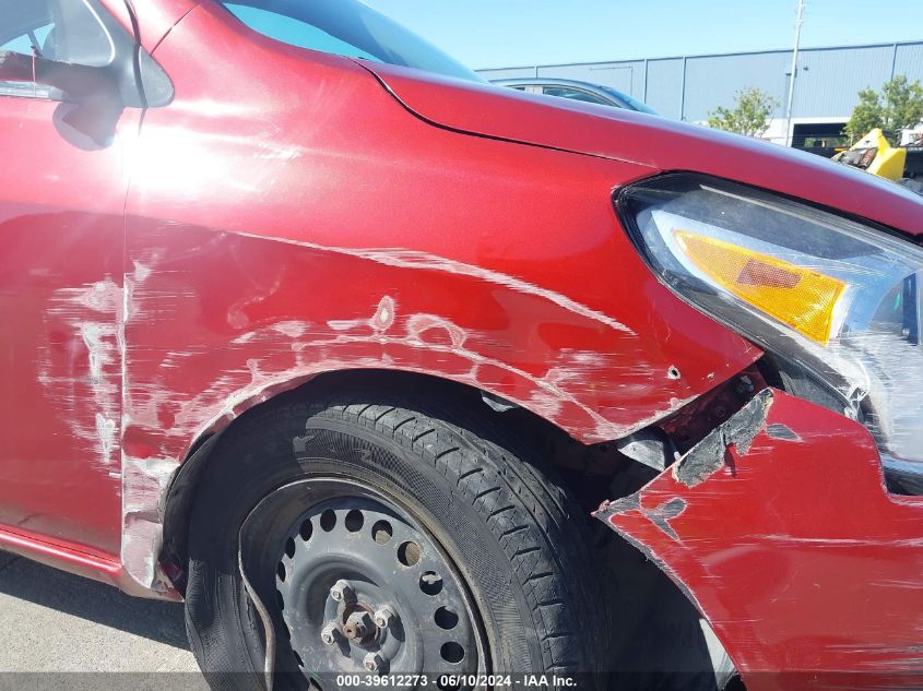 2018 Nissan Versa 1.6 Sv VIN: 3N1CN7AP2JL874036 Lot: 39612273