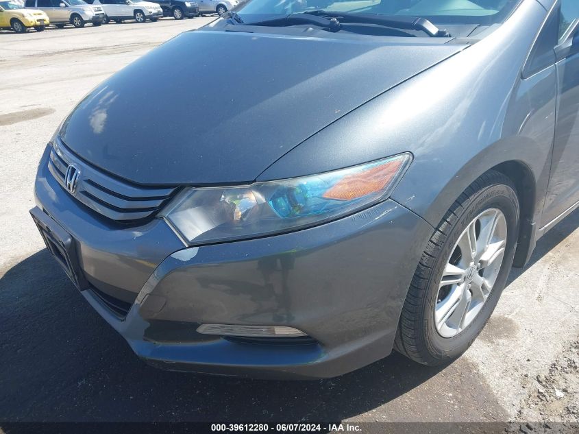 2010 Honda Insight Ex VIN: JHMZE2H72AS017411 Lot: 39612280