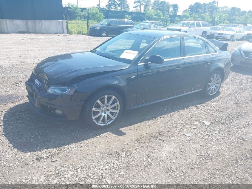 WAUEFAFL1CA117951 | 2012 AUDI A4