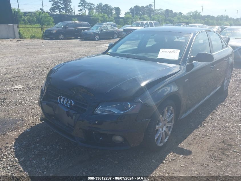 WAUEFAFL1CA117951 | 2012 AUDI A4